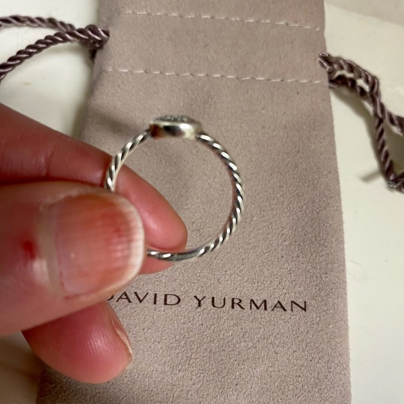 David Yurman Petite Pave Oval Ring